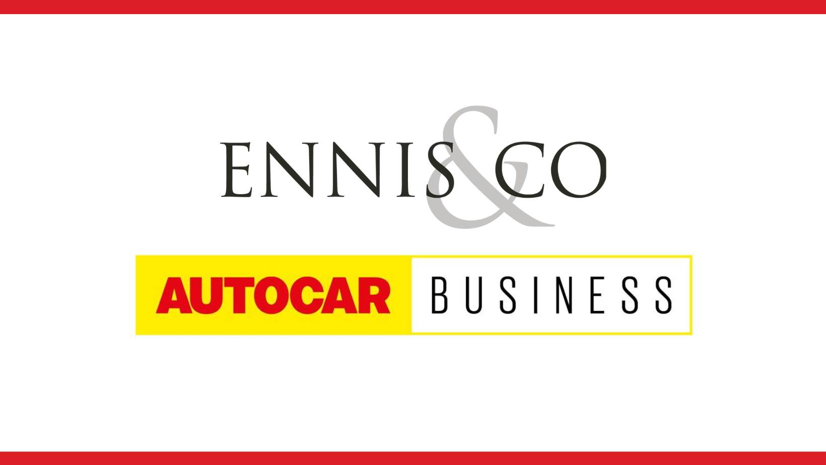 Ennis & Co and Autocar Business logos